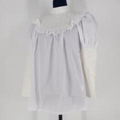【ジュニアサイズ用 美品 日本製 フラダンス衣装】ホワイト Paondor ジュニアサイズ用 美品 日本製 フラダンス衣装】ホワイト