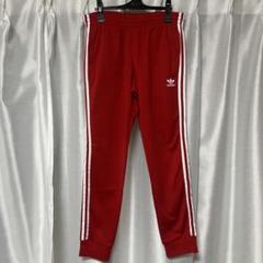 adidas 赤 ジャージパンツ 3本ライン adidas 赤 3本ライン ジャージパンツ - メルカリ