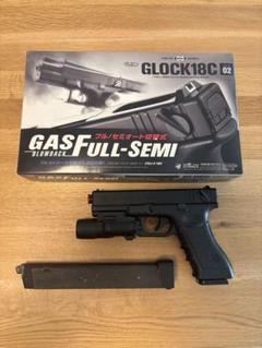 東京マルイGLOCK18C ガスブロ＋東京マルイCQ-FLASH他オマケ付き 東京マルイGLOCK18C ガスブロ＋東京マルイCQ-FLASH他オマケ付き