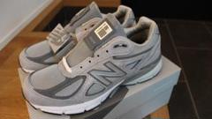 新品未使用　NewBalance990v4 Grey U990GR4 27.0 楽天市場】NEW BALANCE U990GR4 MADE IN U.S.A. width D GREY