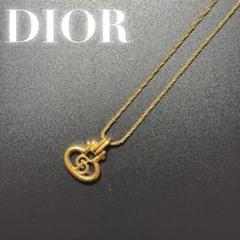 美品★クリスチャンディオール ネックレス　ゴールド/金　CDロゴ