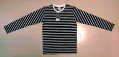 アーノルドパーマータイムレス 長袖Tシャツ 黒白ボーダー