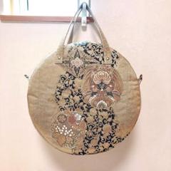 送料無料ライン対応ショップ限定キャンペーン ふー様専用】帯リメイク 円型3WAYバッグ ショルダーパッド付 その他