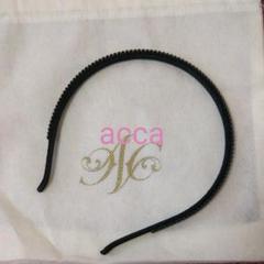 【アッカ】未使用品 acca カチューシャ キラキラ 黒