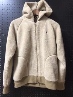 値下げ Gymphlex ジムフレックス ボア パーカー ベージュ