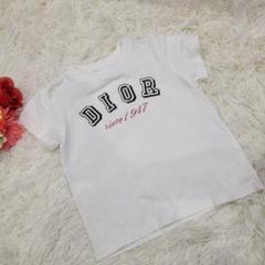 Dior　ディオール　ホワイト　ロゴ　Tシャツ　ポロシャツ　半袖　おでかけに