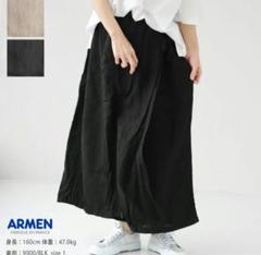 ★美品★ARMEN★LINE N PLAIN ★ラップキュロット★黒★ ☆美品☆ARMEN☆LINE N PLAIN ☆ラップキュロット☆黒☆ - メルカリ