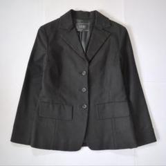 ヴィンテージ 古着 刺繍 テーラード ジャケット 黒 ブラック モード レディース 古着 80s USA製 Christian Dior ダブルブレスト