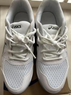 【美品】asics バレーボールシューズ 23.0cm ホワイト