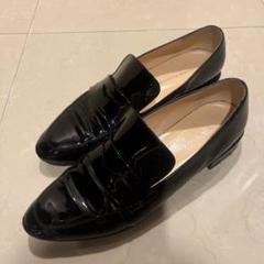 【美品】ファビオルスコーニ ローファー 38 ファビオルスコーニ☆黒パンプスローファー☆38
