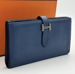【極美品】HERMES ベアンスフレ ブルー T刻印　バイカラー 長財布 楽天市場】HERMES エルメス ベアンスフレ 2つ折長財布 二つ折り