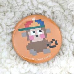 【レア】 おさるのもんきち　SANRIO 缶バッジ ドット ビクセルアート