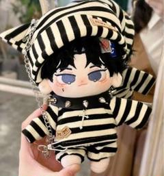 カワイイ❣️ぬいぐるみ服20cm ぬい服 犯人服 ぬい活 囚人服