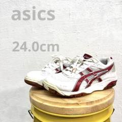 【ASICS】 アシックス バレーボールシューズ　ローテリブレ　レッド　24cm
