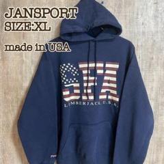 00s JANSPORTジップパーカージップアップフーディーカレッジロゴネイビー 00s MLB 