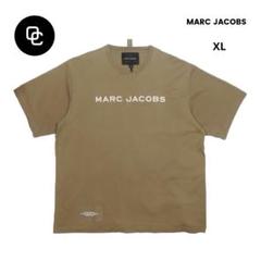 MARC JACOBS THE BIG T-SHIRT 刺繍ロゴ カーキ XL