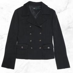 ２way マーブルボタン VICKY ブラック ジャケット ビッキー VICKYビッキー ジャケット ショート丈 黒 アウター ダブル