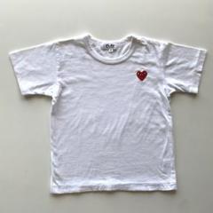 PLAY COMME des GARÇONS ハート型のドットTシャツ M org.jpg