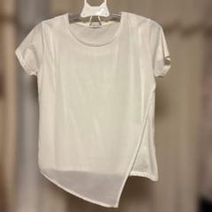 E hyphen world gallery ホワイト Tシャツ 160/85 - メルカリ