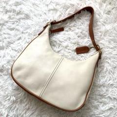 第一ネット 美品✨COACH コーチ エルゴ ショルダーバッグ アイボリー バック バッグ
