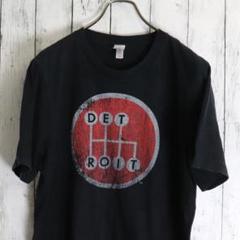 レア　USA製　MADE IN DETROIT　ヴィンテージロゴプリントTシャツ