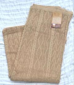 日本製　オーガニックコットン　ニット　タオルケット　ブランケット　新品