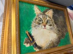 猫  石原英介 イシハラエースケ 絵画 猫 石原英介 イシハラエースケ 絵画 - メルカリ