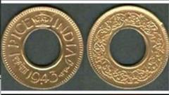1パイス コイン 1943年 インド TENET ハイクラウンの通販 by