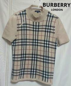 極美品 近年モデル BURBERRY ノバチェック シルク混 半袖ニット L 2025年最新】ノバチェック ニットの人気アイテム - メルカリ