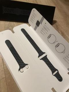 【純正品】Apple Watch NIKE アンスラサイト/ブラック 44mm