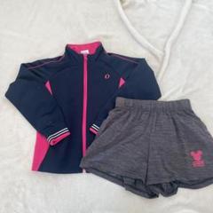 2点まとめ売り　130 140 女の子　スポーツジャージ　ミッキーショートパンツ