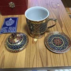J.J. BENJARONG 蓋付きマグカップ