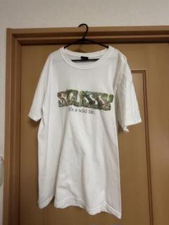 Stussy ホワイト Tシャツ "it's a wild life"