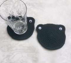 カエルのコースター(小) 2枚セット