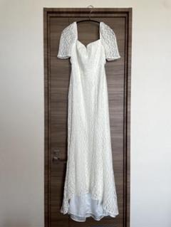 シュリンクレースマーメイドドレス［white collection］（ドレス