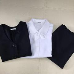 中古☆11号【UNIFORM】ベスト&スカート&ブラウス 3点セット♪