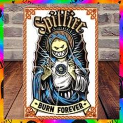 【ブリキ看板】スピットファイア spitfire wheels アメリカン雑貨