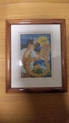 50’s アメリカ モザイクタイル 絵画 額 ビンテージ ハワイ 50'sアメリカ モザイクタイル 絵画 額 ビンテージHAWAII 絵画