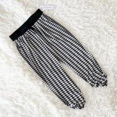 新品 《KJ collection》 (M-L) クロップドイージーパンツ ラフ