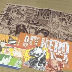 ヒロアカ 原画展 爆豪勝己 コースター ステッカー カフェ 特典