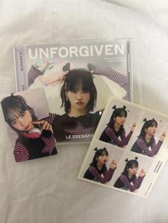 LE SSERAFIM UNFORGIVEN CD +トレカ