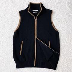 【極美品✨23ss】トゥモローランド リネンコットンジップアップパイピングベスト