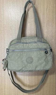 ✅未使用級✅　KIPLING キプリング　ショルダーバッグ　ナイロン　ベージュ 未使用級 KIPLING キプリング ショルダーバッグ ナイロン