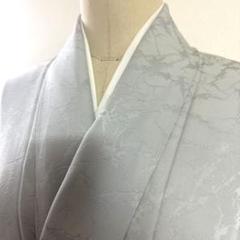 着物　正絹　色無地　紋あり　グレー系　しつけ付き　中古美品 楽天市場】【中古】 すごい値！ 色無地 リサイクル 着物 正絹 袷