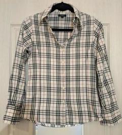 BURBERRY LONDON ノバチェック 開襟シャツ S 一部ボタン欠品ありのサムネイル