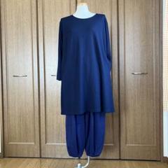 美品✨ハンズオブクリエイション ロング リネン シャツ ワンピース 七分袖 美品✨ハンズオブクリエイション ロング リネン シャツ