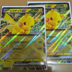 2枚セット　ポケモン　メガスタンプラリー　2025 ピカチュウex　JR東日本