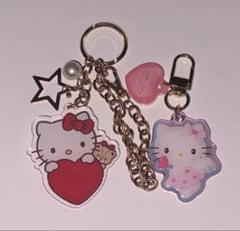 キティ ストラップ 5個セット レトロ 当時物 サンリオ ハローキティ ストラップ セット 当時物 レトロ ①