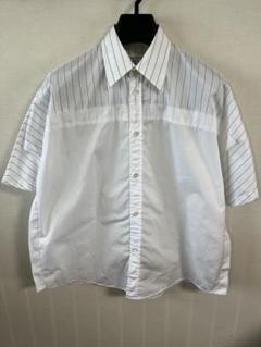 【希少】Maison Margiela メゾンマルジェラ ストライプ 半袖シャツ