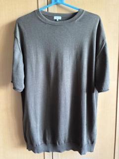 Phlannel フランネル コットンシルク Tシャツ モスグリーン